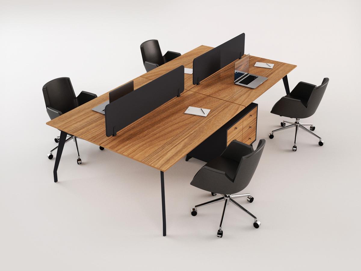 Ju workstation 4'lü kesonlu